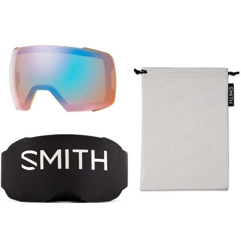 Load image into Gallery viewer, Smith I/O Mag XL Coyote/ChromaPop Sun Black/Chromapop Storm Blue Sensor Mirror Snow Goggles