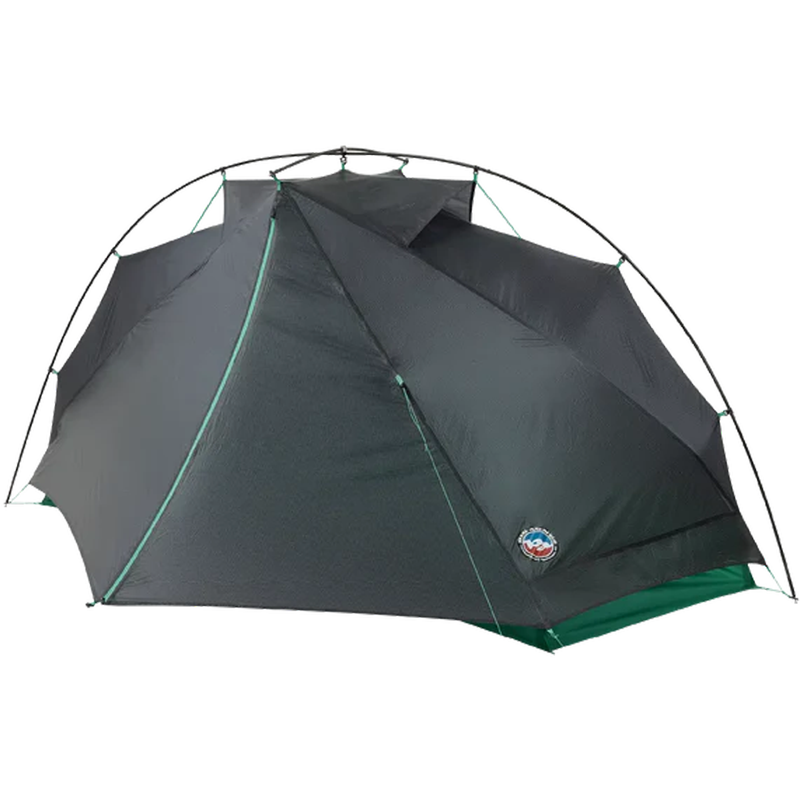 Load image into Gallery viewer, Gray camping tent with a logo on a white background