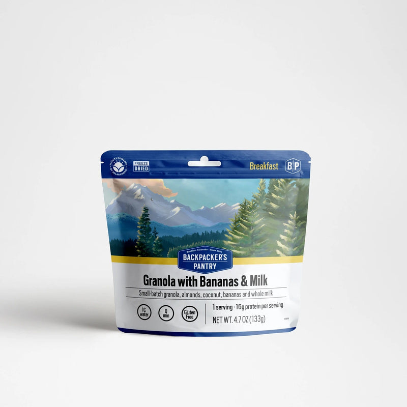 Load image into Gallery viewer, Backpacker's Pantry Granola with Bananas & Milk