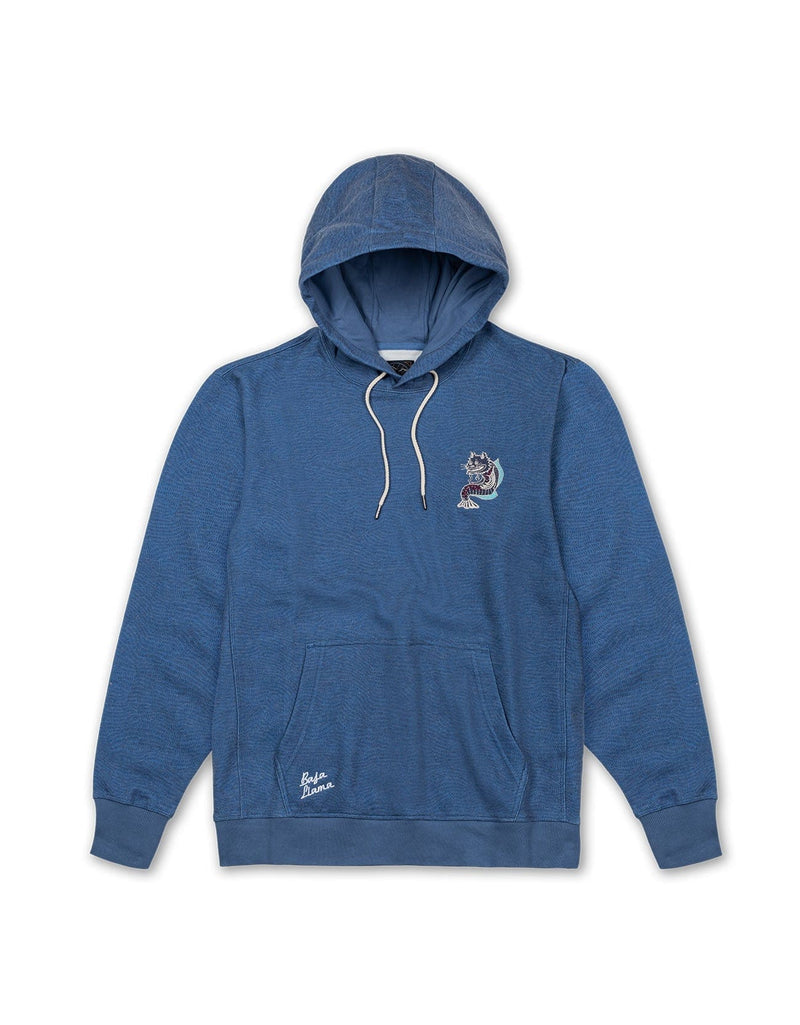 Load image into Gallery viewer, CATFISHED ORGANIC COTTON HOODIE - BLUE by Bajallama
