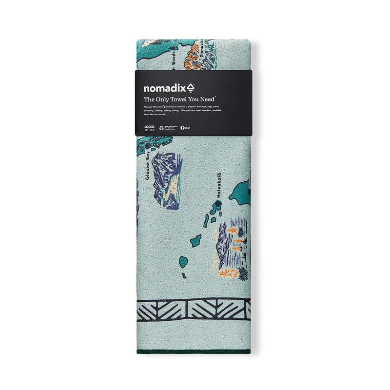 Load image into Gallery viewer, Nomadix National Parks and Monuments Map Towel