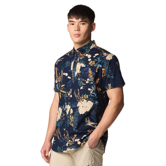 Columbia Men's Rapid Rivers Printed Short Sleeve Shirt