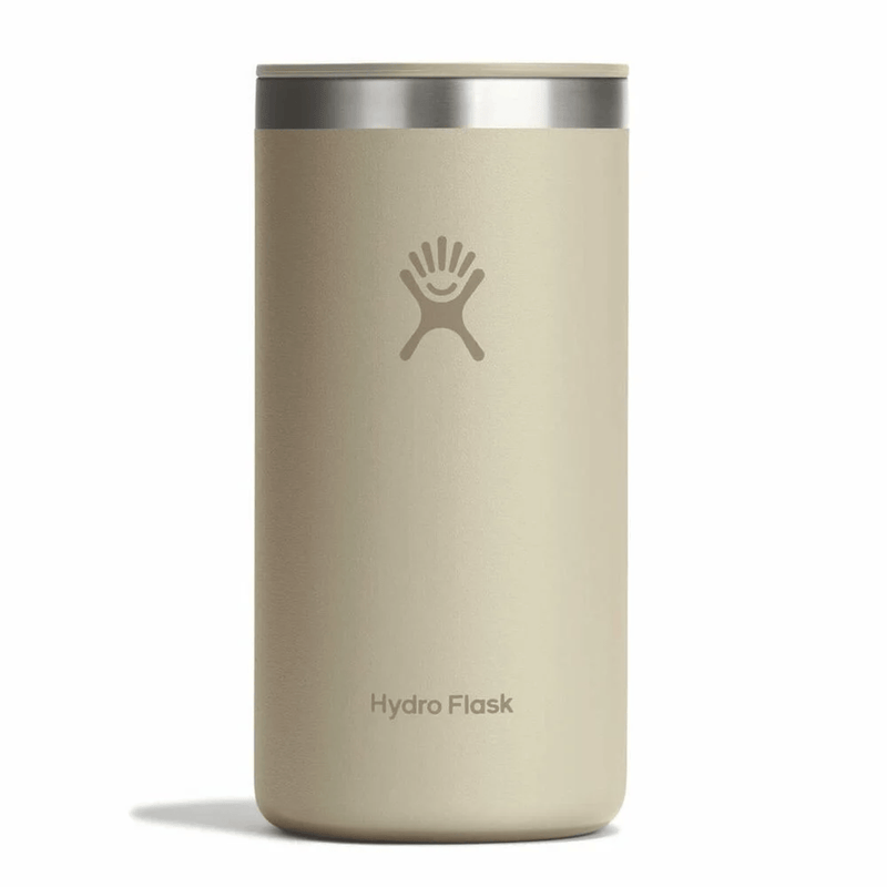 Load image into Gallery viewer, Beige Hydro Flask tumbler with silver lid on a white background