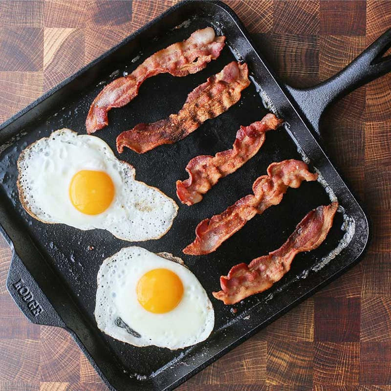 Load image into Gallery viewer, Lodge Cast Iron 11 Inch Seasoned Square Cast Iron Griddle