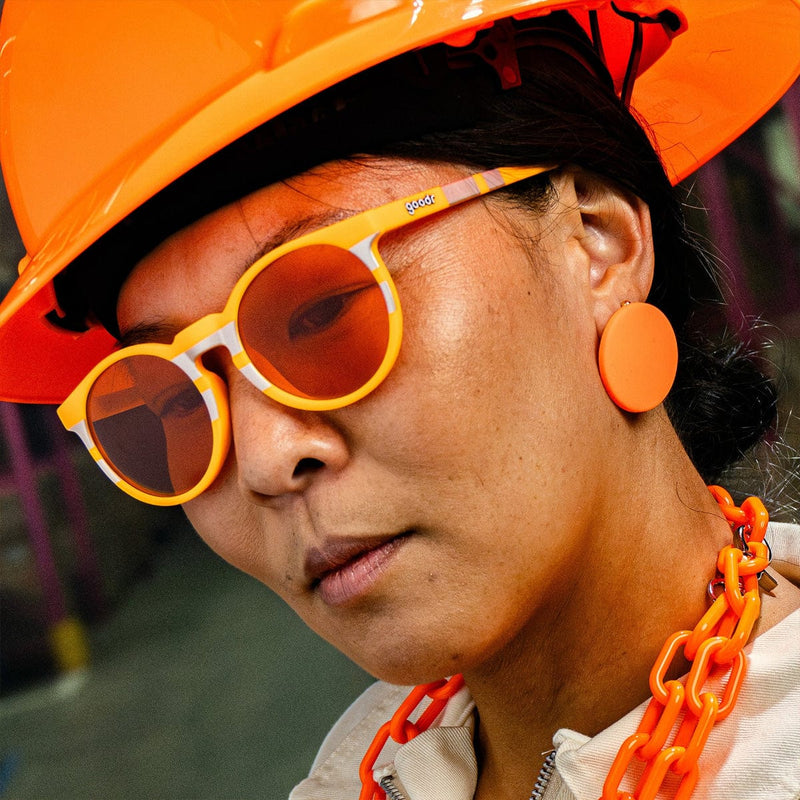 Load image into Gallery viewer, goodr Circle G Sunglasses - Face Under Construction