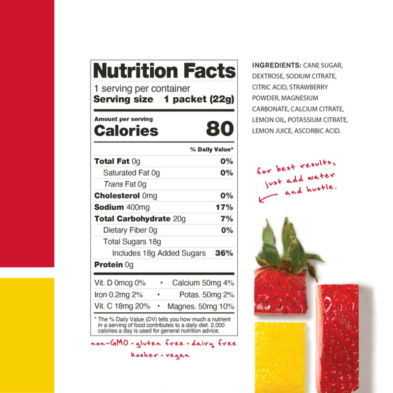 Load image into Gallery viewer, Skratch Labs Hydration Sport Drink Mix Strawberry Lemonade Hydration Drink Mix - Single Serve