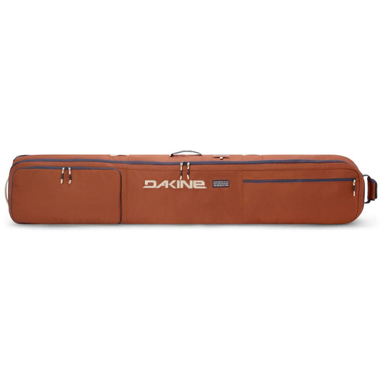 Brown ski bag with Dakine logo on a white background