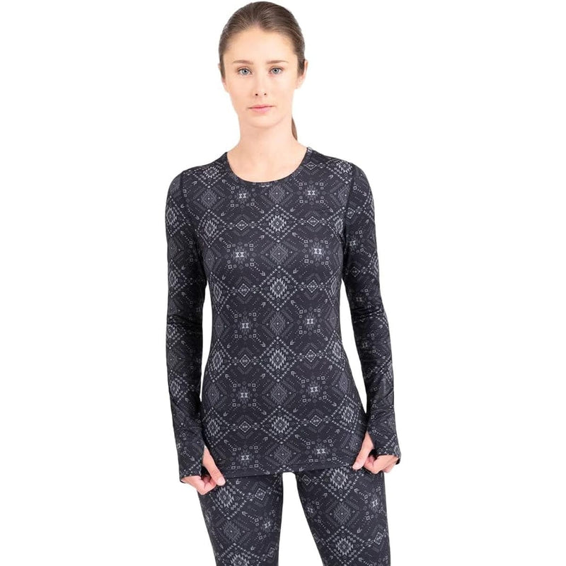 Load image into Gallery viewer, Terramar Cloud Nine Scoopneck Print Shirt - Women's