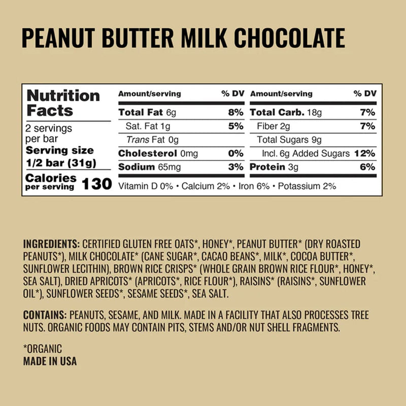 Load image into Gallery viewer, Kate's Peanut Butter Milk Chocolate Bar