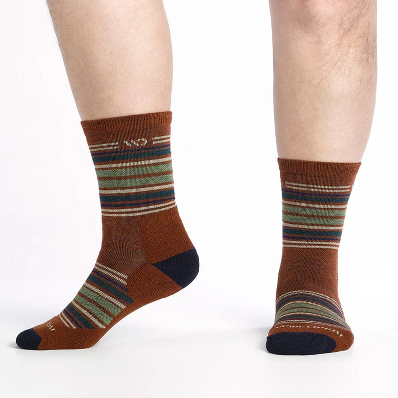 Load image into Gallery viewer, Wide Open by Darn Tough Men's Multi Stripe Midweight Micro Crew Sock