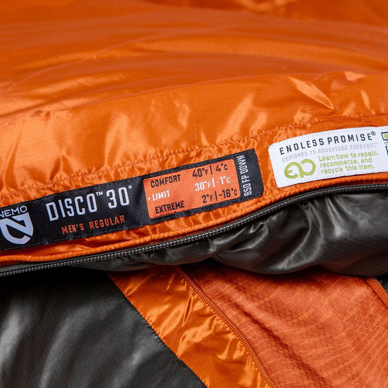 Load image into Gallery viewer, Nemo Equipment Disco Men's Endless Promise Down Sleeping Bag 30
