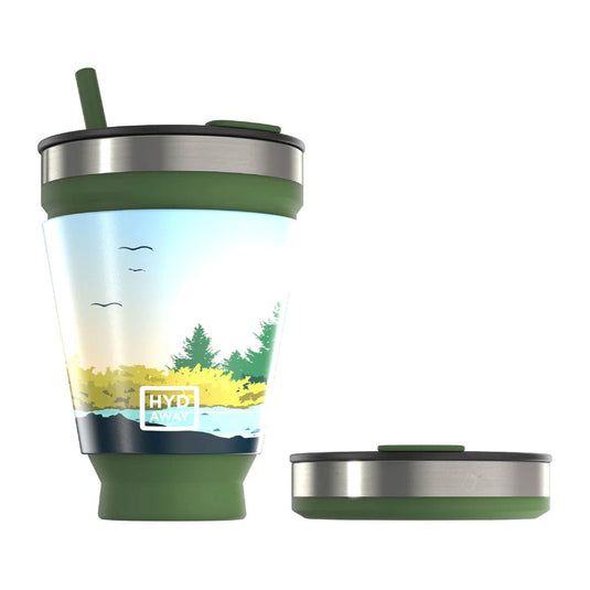 Collapsible Insulated Drink Tumbler by HYDAWAY