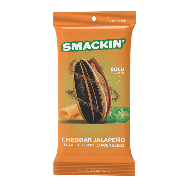 Load image into Gallery viewer, CHEDDAR JALAPEÑO by SMACKIN' Sunflower Seeds