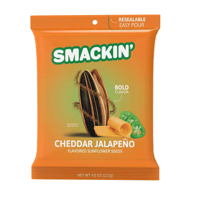 Load image into Gallery viewer, CHEDDAR JALAPEÑO by SMACKIN' Sunflower Seeds