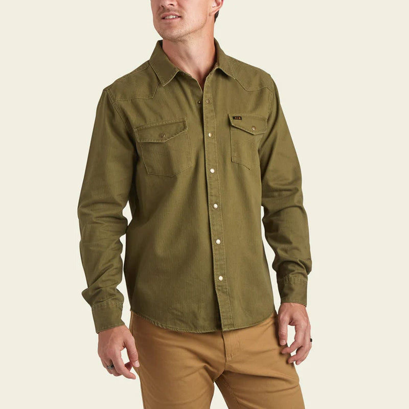 Load image into Gallery viewer, Howler Brothers Sawhorse Work Shirt - Cypress