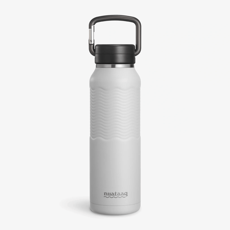 Load image into Gallery viewer, Nuataaq Carabiner 34 oz Insulated Bottle