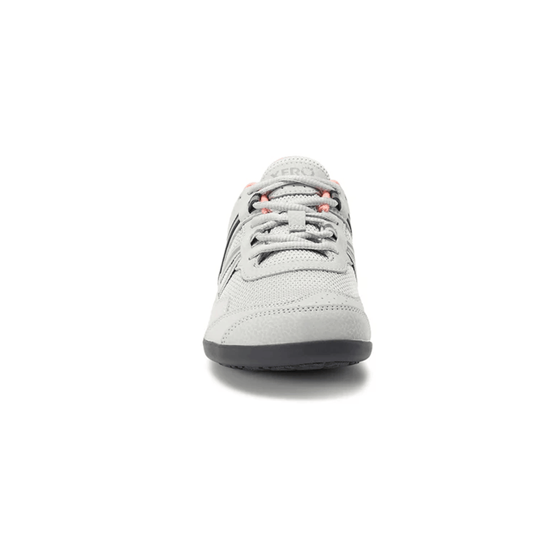 Load image into Gallery viewer, White sneaker with gray sole on a white background