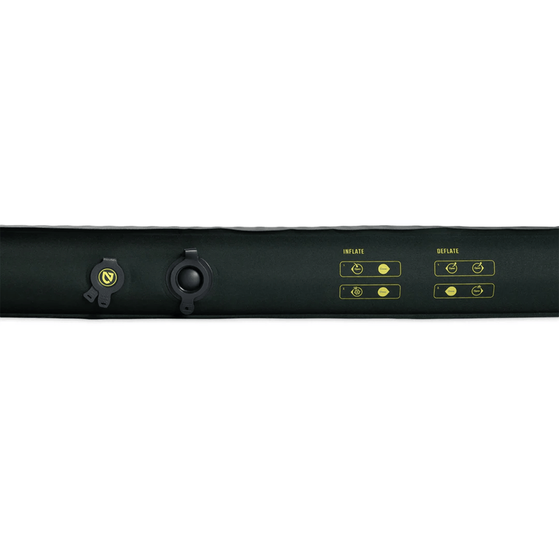 Load image into Gallery viewer, Black inflatable tube with control buttons on a white background