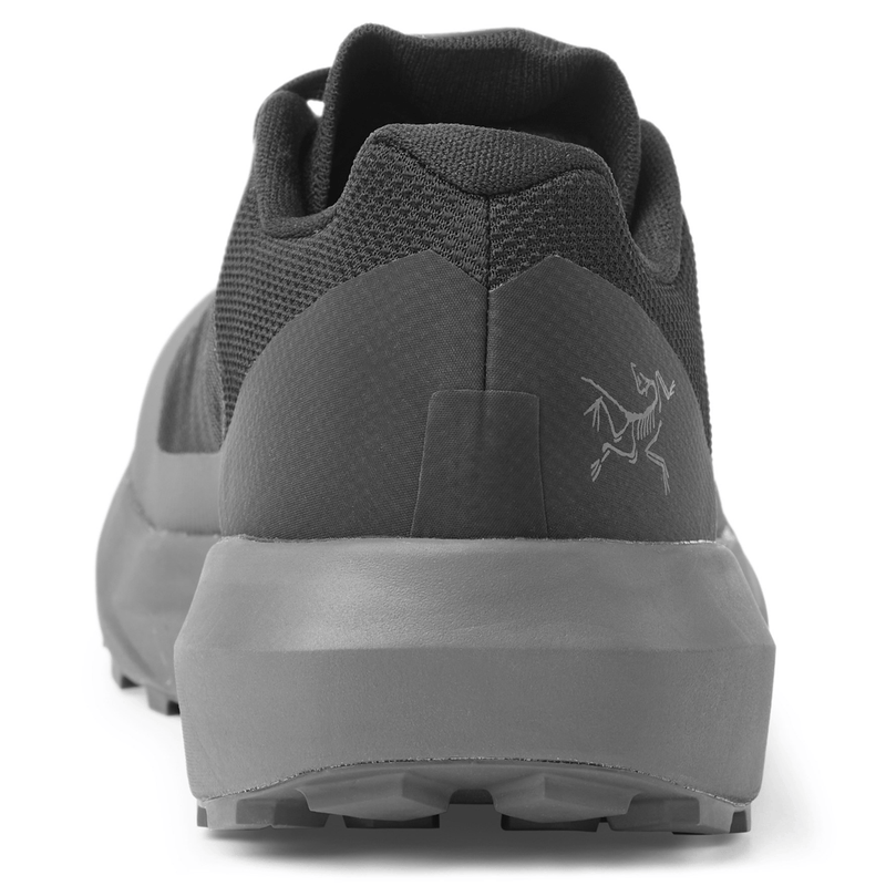 Load image into Gallery viewer, Gray athletic shoe with brand logo on a white background
