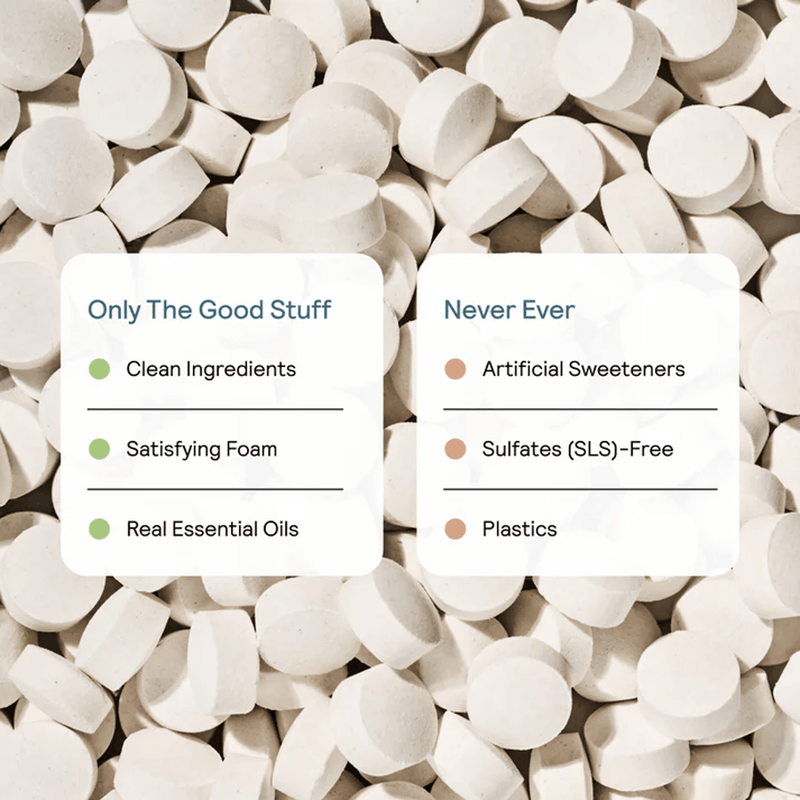 Load image into Gallery viewer, Huppy Fluoride-Free Toothpaste Tablets Peppermint