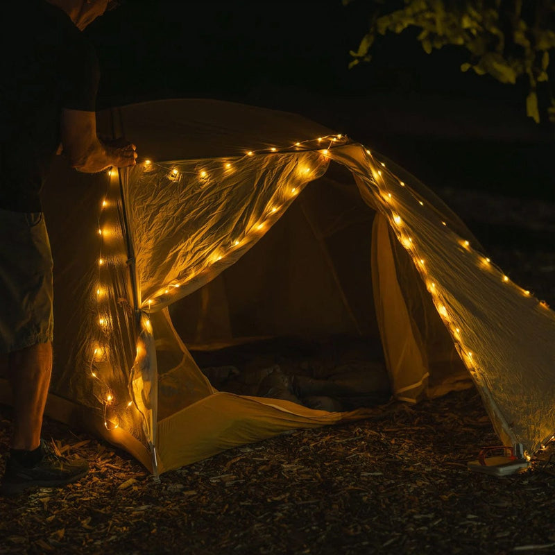 Load image into Gallery viewer, LuminAID Solar String Light with Phone Charger