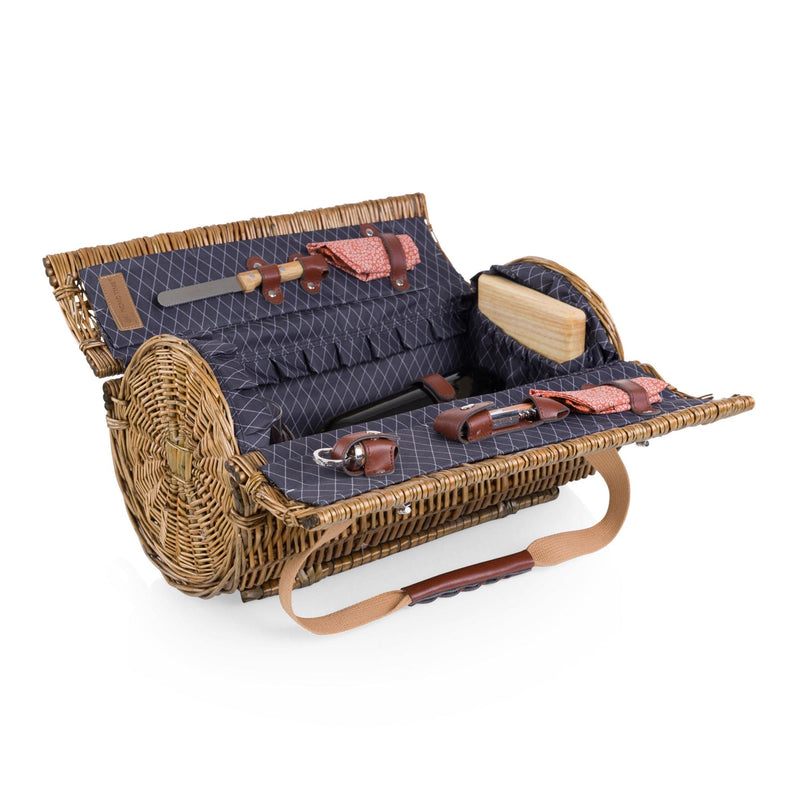 Load image into Gallery viewer, Verona Wine & Cheese Picnic Basket by Picnic Time Family of Brands