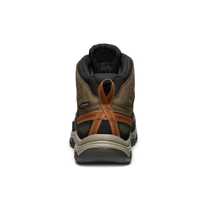 Load image into Gallery viewer, Brown hiking boot with orange accents on a white background