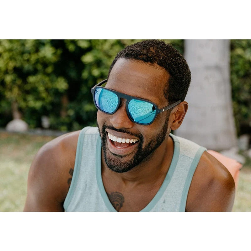 Load image into Gallery viewer, Knockaround Pacific Palisades Sunglasses - Rubberized Navy Rider