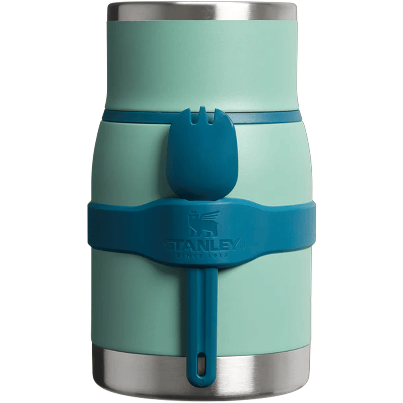 Load image into Gallery viewer, Teal and blue insulated tumbler with Stanley logo on a white background