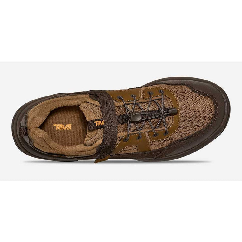 Load image into Gallery viewer, Brown and black shoe with 'TEVA' branding on a white background