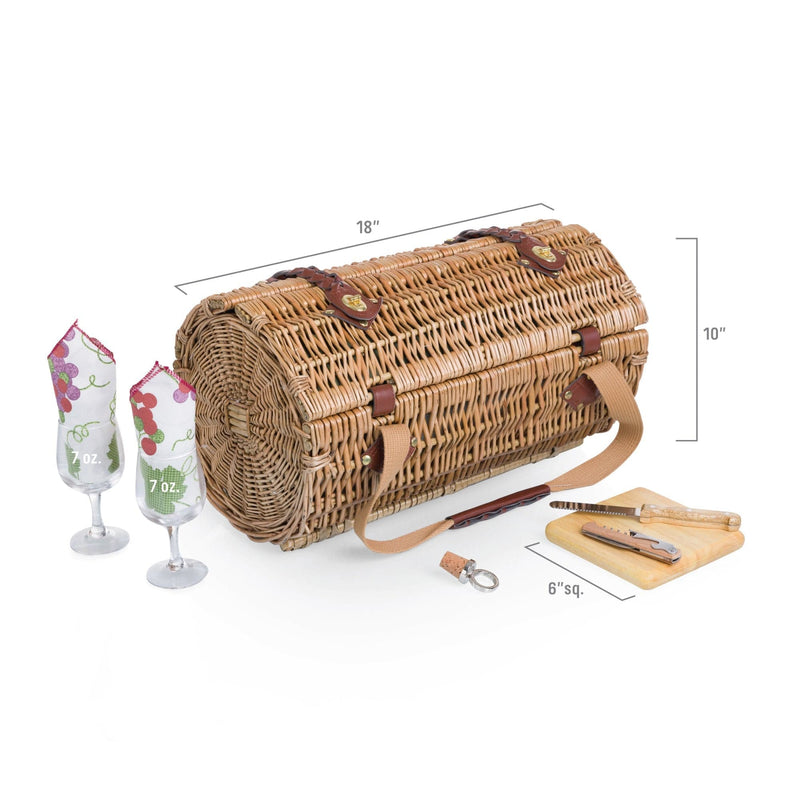 Load image into Gallery viewer, Verona Wine & Cheese Picnic Basket by Picnic Time Family of Brands