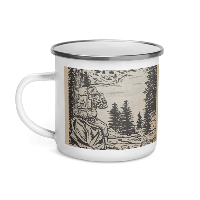 Load image into Gallery viewer, Campmor 1982 Catalog Enamel Mug
