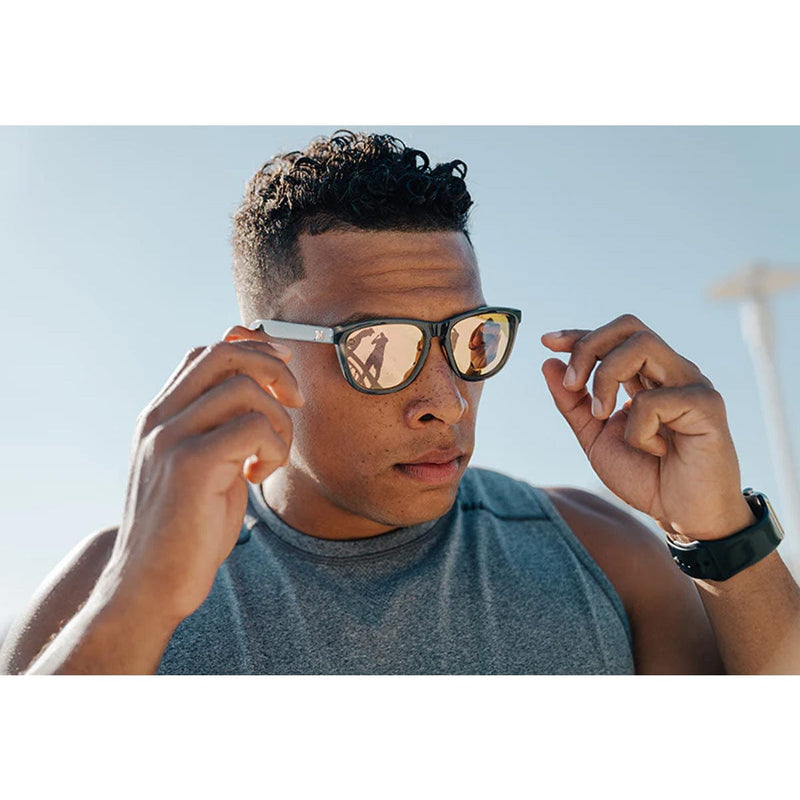 Load image into Gallery viewer, Knockaround Premiums Sport Sunglasses - Jelly Grey / Peach