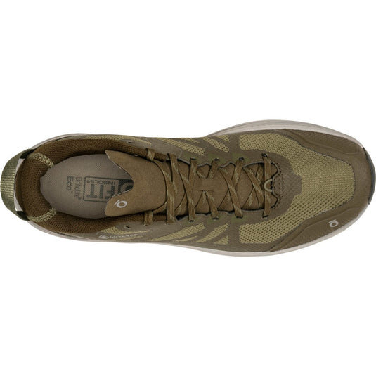 Brown sneaker on a white background