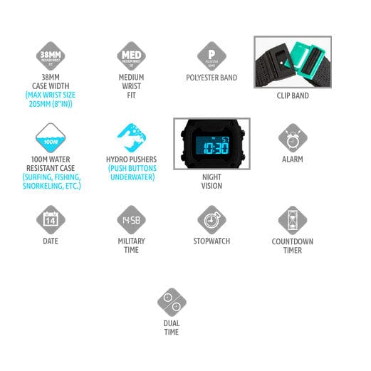 Load image into Gallery viewer, Freestyle Shark Classic Clip 2tone Turtle Watch