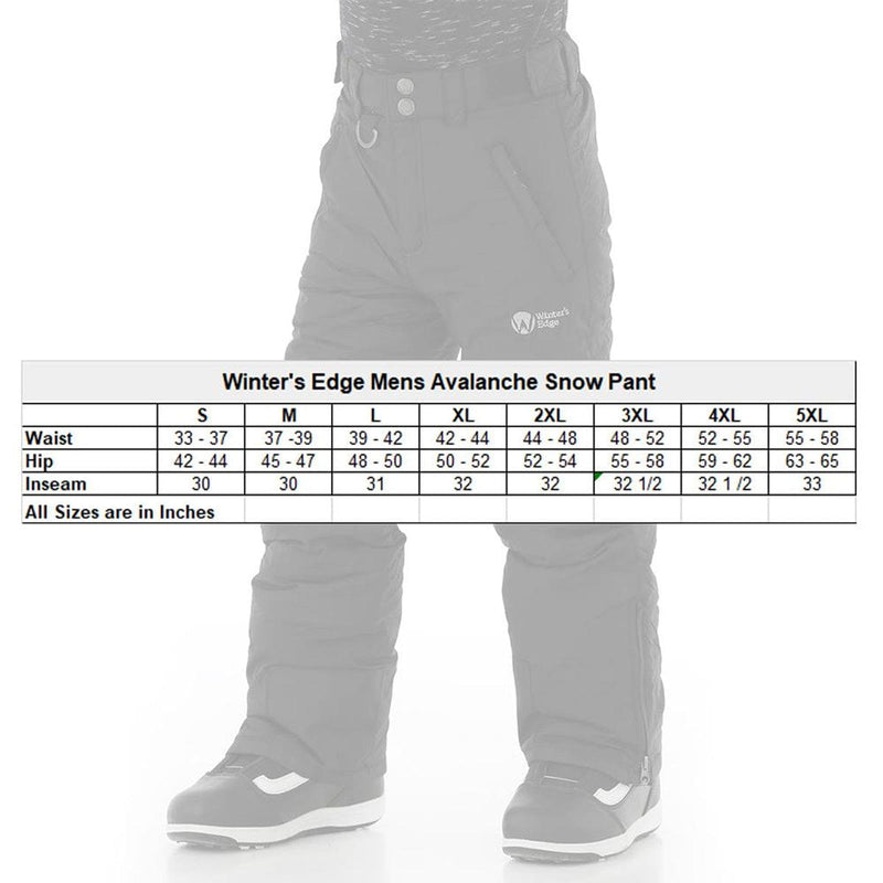 Load image into Gallery viewer, Winter's Edge Avalanche Snow Pants - Men's