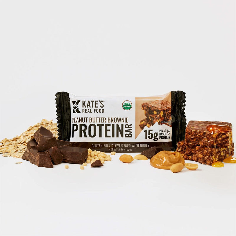 Load image into Gallery viewer, Kate's Peanut Butter Brownie 15g Protein Bars