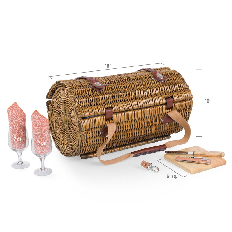 Load image into Gallery viewer, Verona Wine & Cheese Picnic Basket by Picnic Time Family of Brands