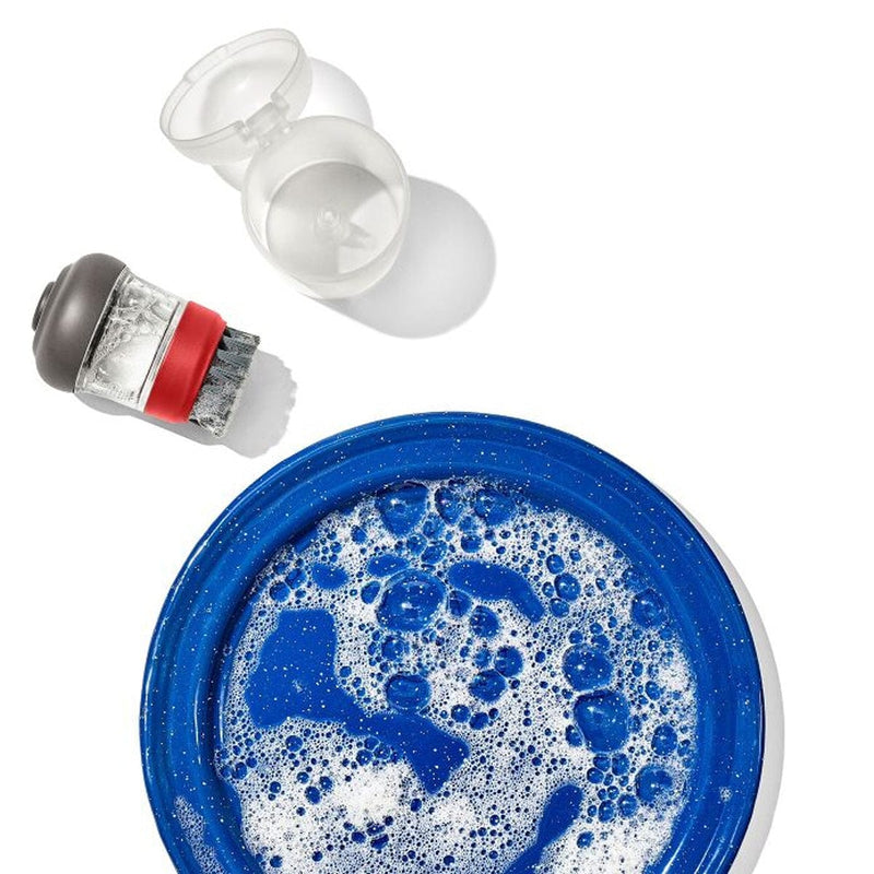 Load image into Gallery viewer, OXO Soap Dispensing Brush w/ Case