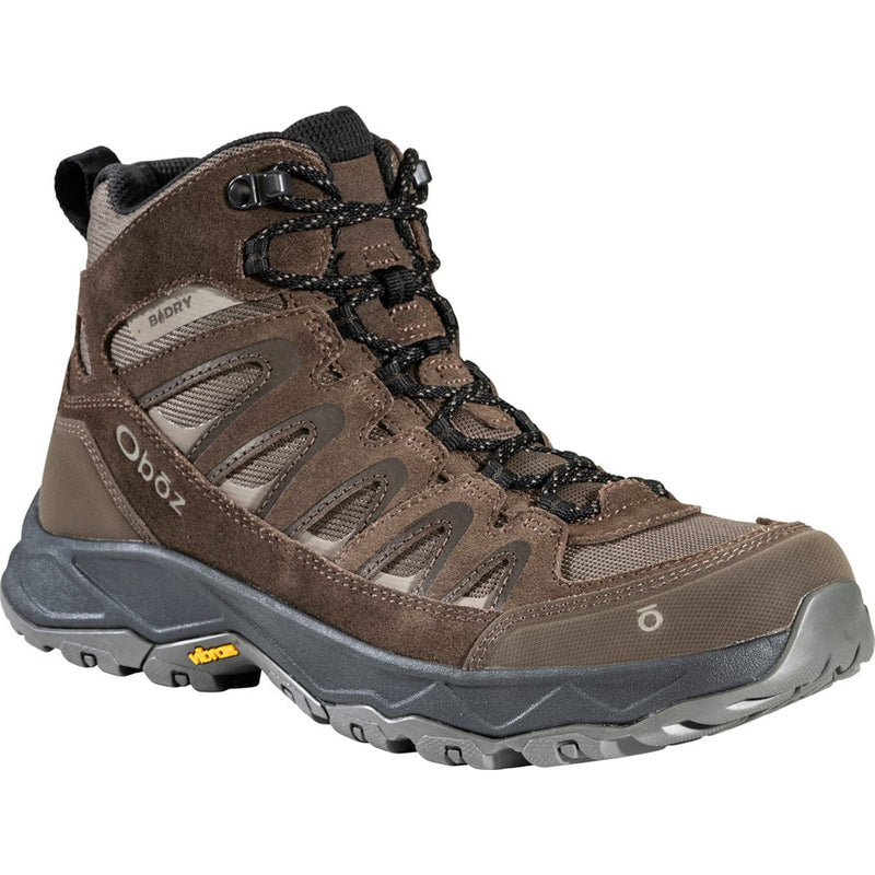 Load image into Gallery viewer, Brown hiking boot with black laces on a white background