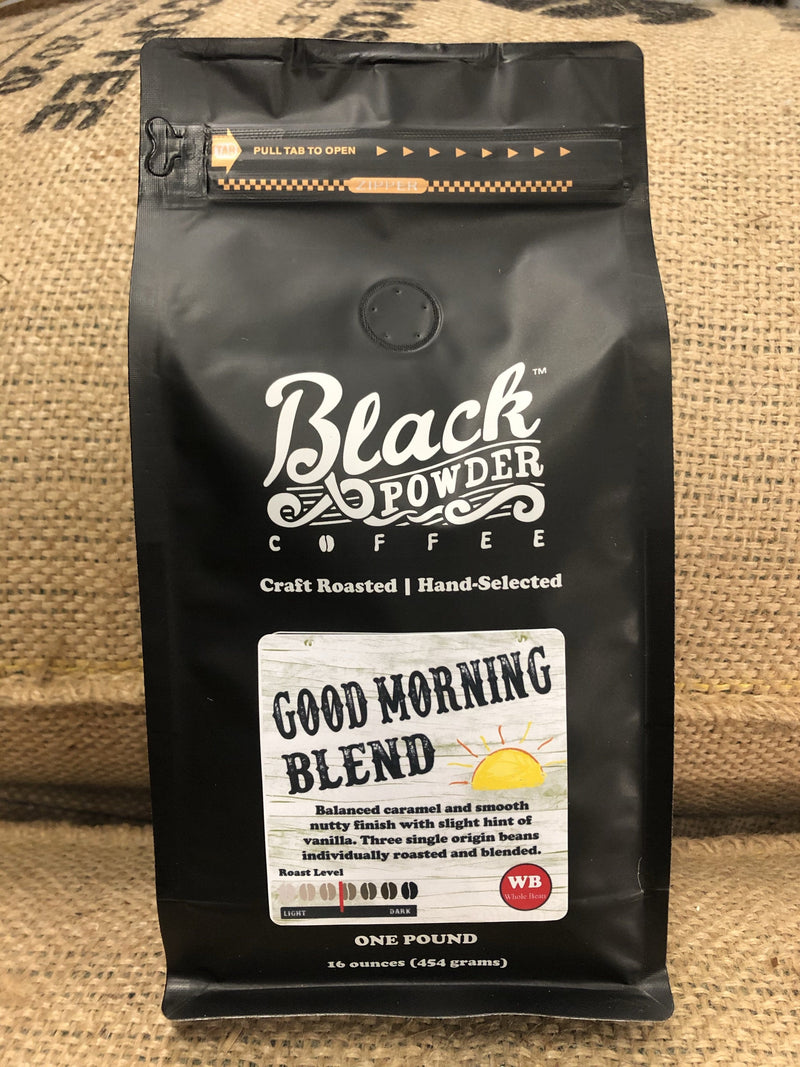 Load image into Gallery viewer, Good Morning Blend Coffee | Medium Roast by Black Powder Coffee