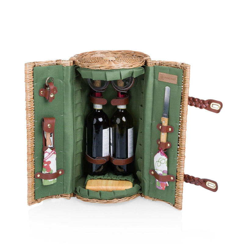 Load image into Gallery viewer, Verona Wine & Cheese Picnic Basket by Picnic Time Family of Brands