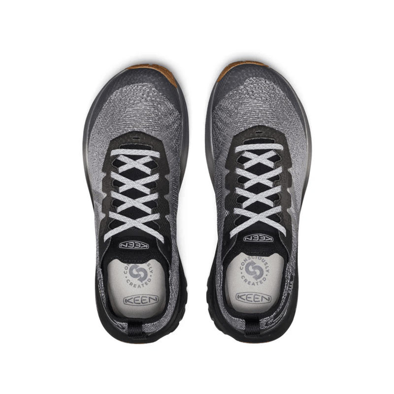 Load image into Gallery viewer, Pair of gray and black Keen shoes on a white background
