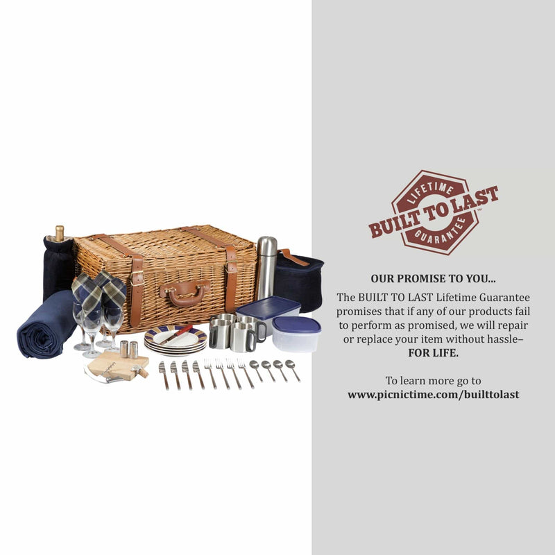 Load image into Gallery viewer, Windsor Picnic Basket by Picnic Time Family of Brands