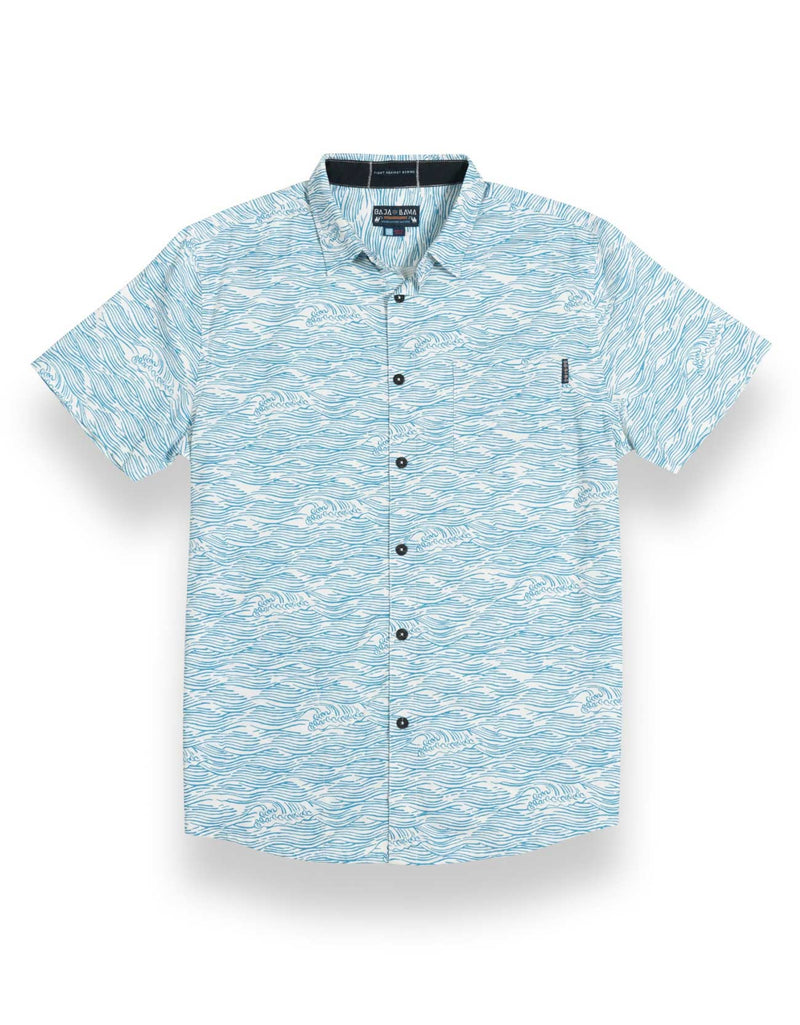 Load image into Gallery viewer, ROLL TIDES - LIGHT BLUE 7-SEAS™ BUTTON UP by Bajallama