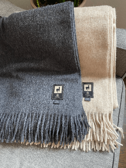 Load image into Gallery viewer, Alpaca Wool Throw Blanket - Solid Colors by Alpaca Threadz