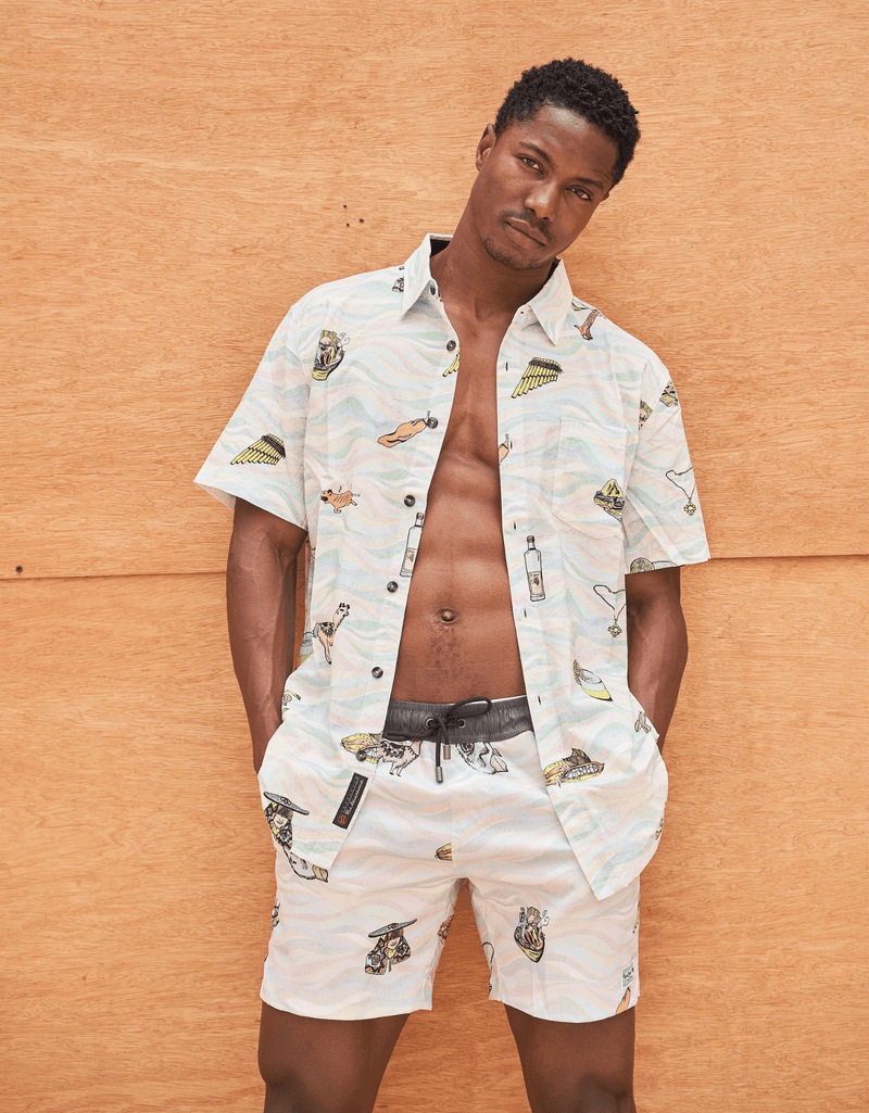 Load image into Gallery viewer, INCAN TREASURES - 7-SEAS™ BUTTON UP by Bajallama