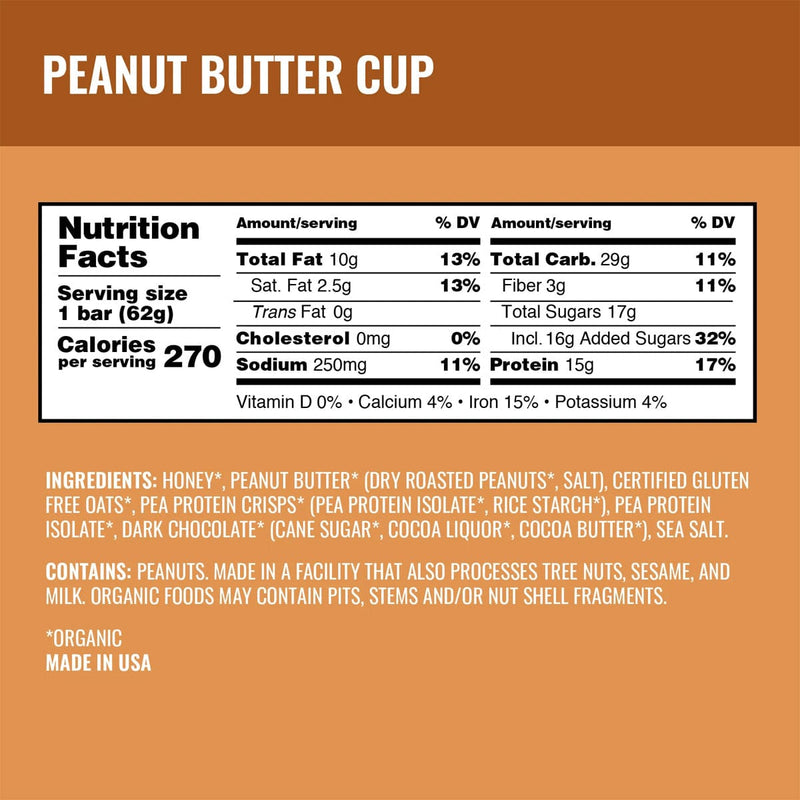 Load image into Gallery viewer, Kate's Peanut Butter Cup 15g Protein Bars
