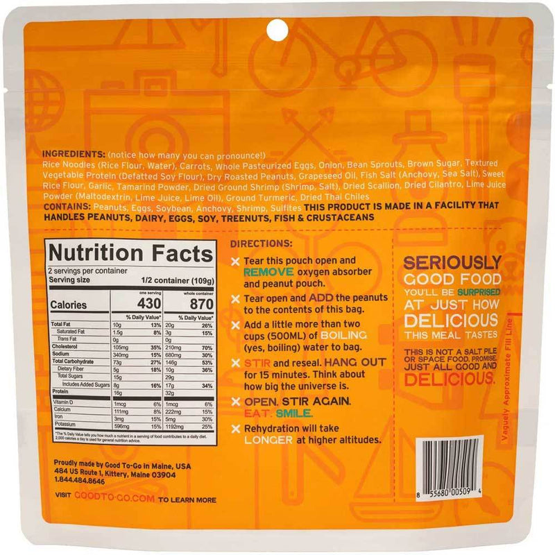 Load image into Gallery viewer, Good To-Go Pad Thai - Single Serving