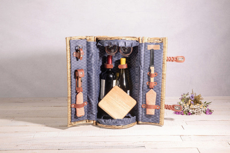Load image into Gallery viewer, Verona Wine & Cheese Picnic Basket by Picnic Time Family of Brands